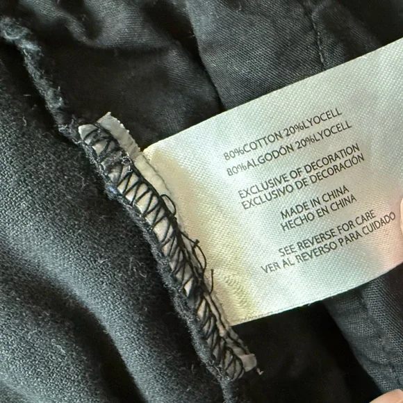 Gap|Women’s Black Cargo Jogger Pants with Comfortable Elastic Waist,XL•••staple - Picture 9 of 12